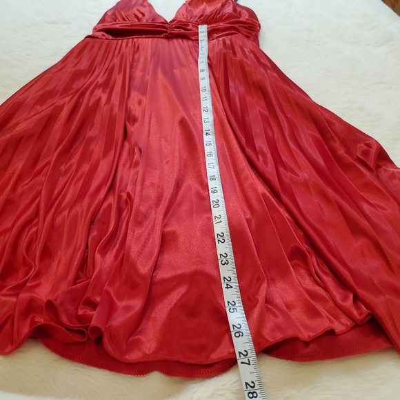 My Michelle Red Halter Top Dress - Picture 10 of 12